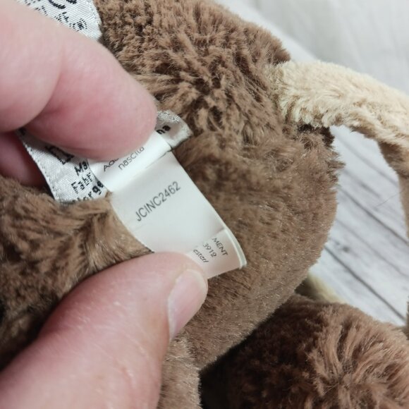 JellyCat Bashful Monkey Brown Tan Plush Stuffed Animal 12" - Picture 11 of 14